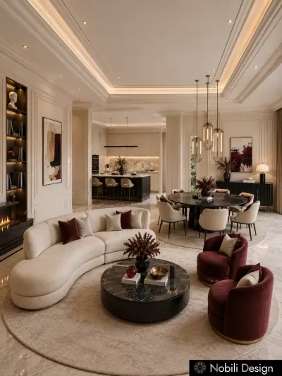 Casa in stil contemporan Living 1