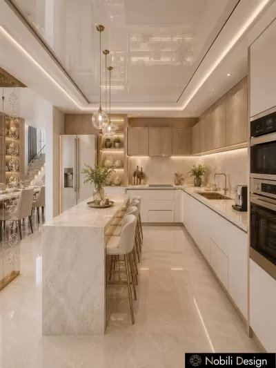 Bucatarie casa stil modern