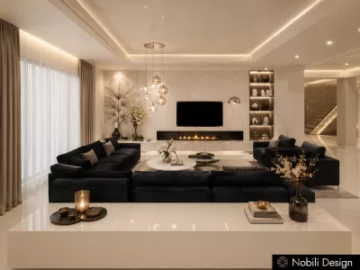 Design interior dormitor living casa modena 1