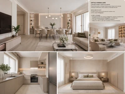 Design interior apartament modern in Galati