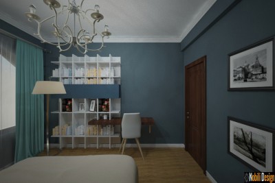 amenajare dormitor casa moderna cu etaj | Design interior Urziceni Romania.