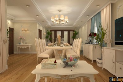Design interior living casa Giurgiu