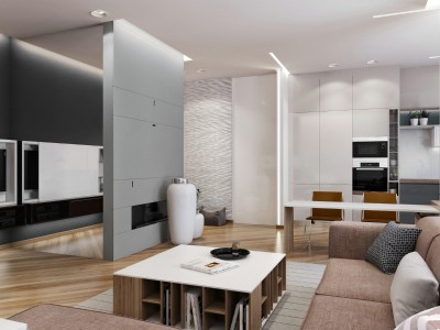 design interior living apartament 3 camere in constanta