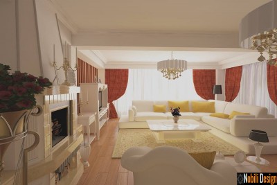 Design interior living - casa clasica