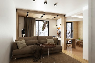 Design interior living - casa - in - brasov - 2017.