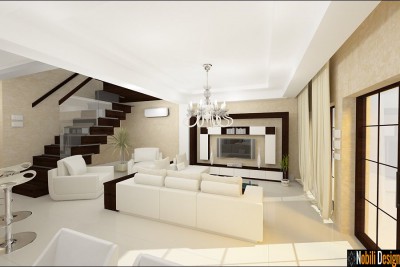 Design interior living vila 5 camere - brasov