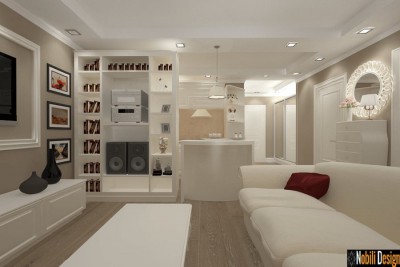 design interior living apartament 2 camere