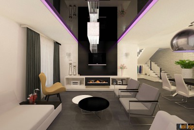 Design interior case in stil modern Bucuresti