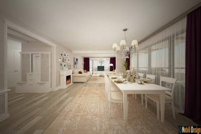 design interior living casa clasica Targoviste | Firme design interior Dambovita.