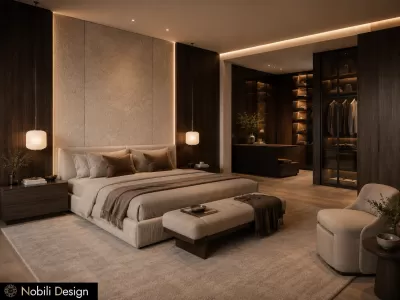 Design interior casa stil contemporan Bucuresti dormitor