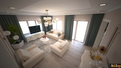 Design interior pentru casa clasic modern de lux