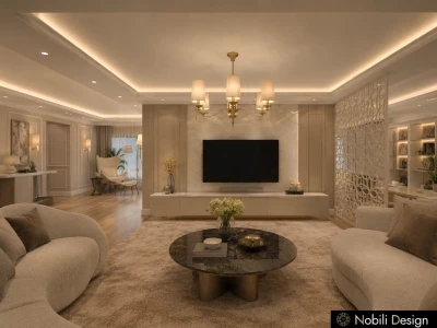 Concept de design living stilul new clasic-1