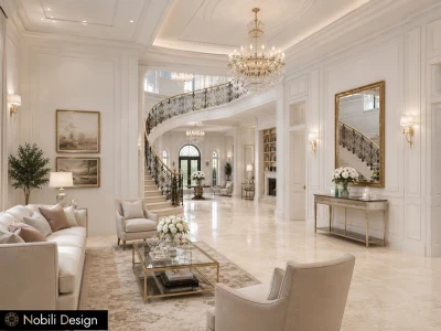 Design interior vila de lux stil clasic