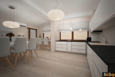 Proiect de design interior pentru o casa moderna cu 5 camere