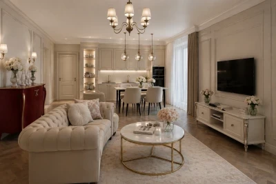 Design interior apartament clasic in Bucuresti