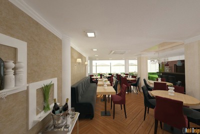 Design interior restaurant mediteranean in Bucuresti