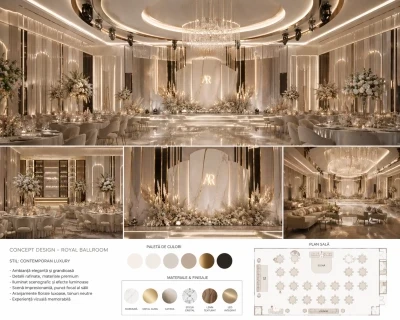 Salon de evenimente stil contemporan - Bucuresti