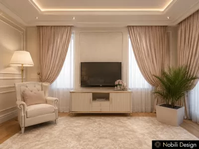 Design interior casa clasica de lux Dormitor