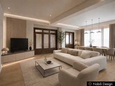 Design interior casa stil modern in Bucuresti-Living