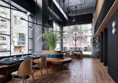 Design interior cafenea moderna
