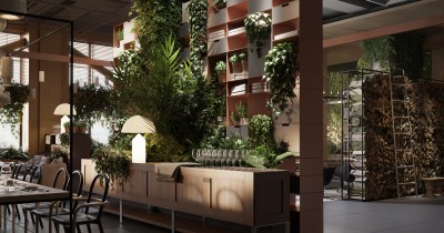 Design interior restaurant cu terasa (2)