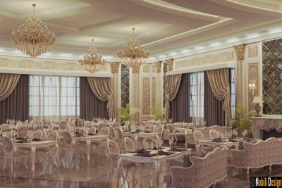 Amenajare interioara sala evenimente nunta stil clasic Brasov