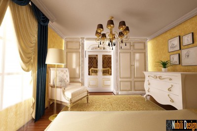 design interior dormitor vila clasica bucuresti