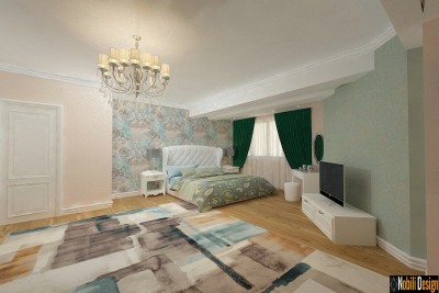 Design interior dormitor apartament modern
