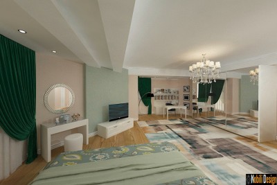 Proiect design interior living apartament Constanta