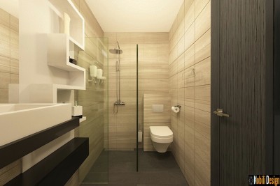 Design interior baie casa stil modern Bucuresti
