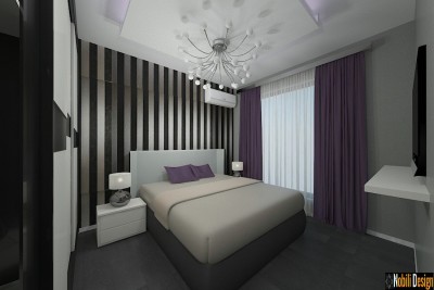 Design interior dormitor casa stil modern Bucuresti