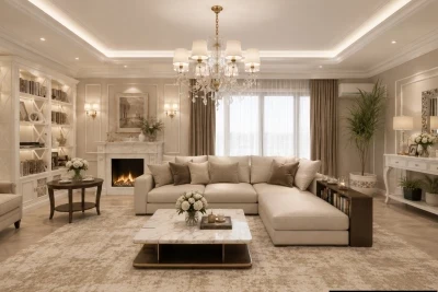Design interior casa stil clasic cu etaj in Constanta