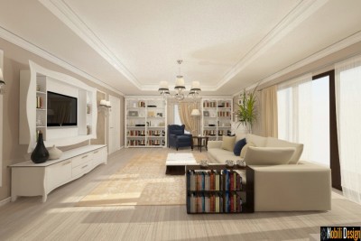 Design interior living casa stil clasic Constanta