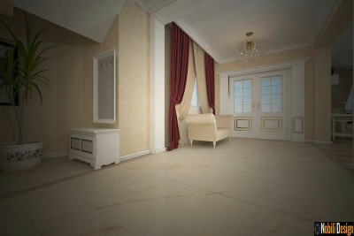 Design interior living casa stil clasic Pitesti (2)