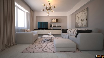 Design interior apartament modern cu 3 camere Bucuresti