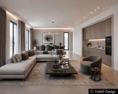 Concept de design Living-open space