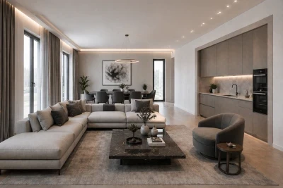 Concept de design Living-open space