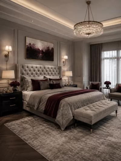 Casa stil clasic Bordo Dormitor