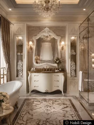 Design interior baie clasica