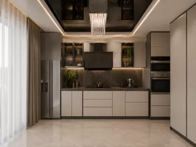 Concept de design casa stilul modern luxury Bucatarie 1