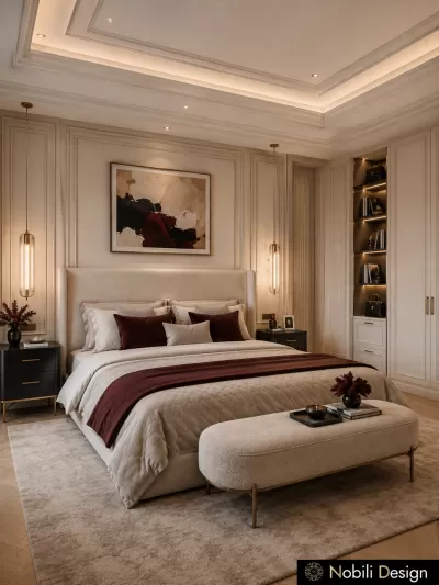 Dormitor casa stil contemporan