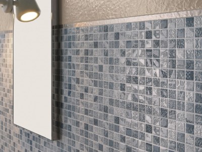Faianta baie mozaic amenajare Italgraniti Empreinte Mosaic Azur 26x76 cm EP1327M pret 39 euro