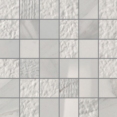 Gresie cu aspect de marmura italgraniti white experience statuario mosaic mix 30x30 cm WE023MM pret 68 euro