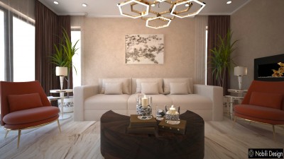Design interior casa stil clasic de lux - Proiect de arhitectura interioara