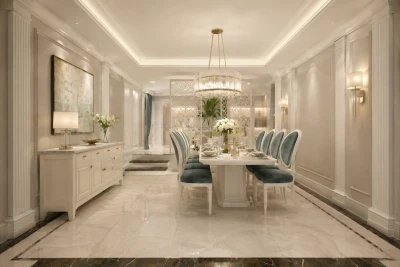 Design interior casa clasica de lux-Dining