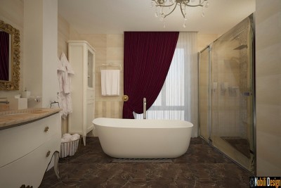 Design interior baie casa clasica in Bucuresti