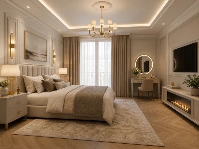 Dormitor clasic apartament Constanta