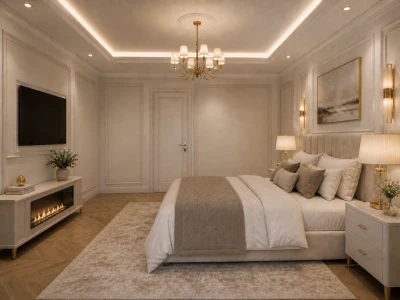Dormitor clasic apartament Constanta-