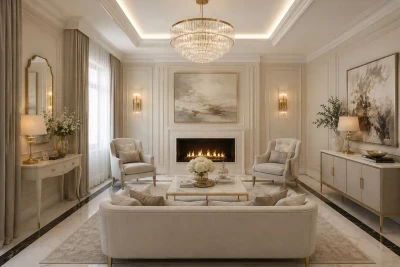Design interior casa luxury stil clasic in Târgoviște