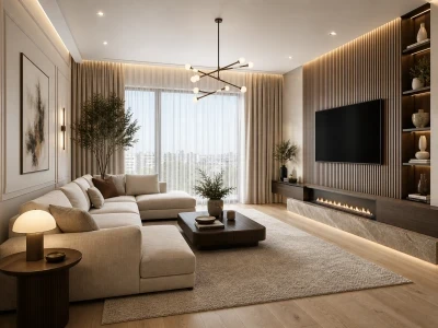 Design interior living Aparatment--